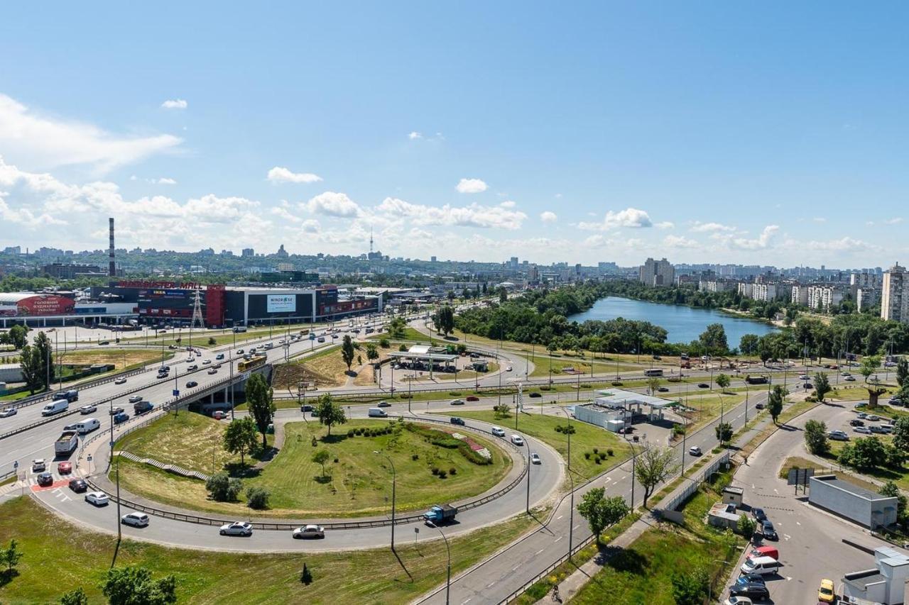 Fashionable Panoramic Apartments Dnieper. Obolon เคียฟ ภายนอก รูปภาพ